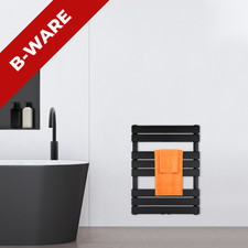 VILSTEIN Badheizkörper Handtuchwärmer Mittelanschluss 80x60cm Anthrazit - B-Ware