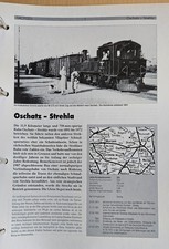 Schmalspurbahn Oschatz - Strehla / Original Loseblattsammlung