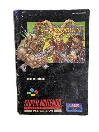 Shadowrun snes super - snes, nintendo