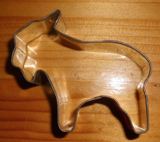 Ziege   Ausstechform  Keksausstecher  Keksform  Plätzchen alt Metall