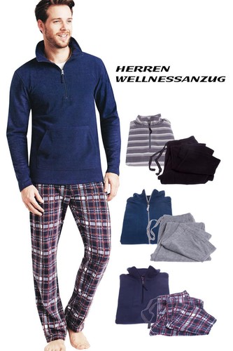 Herren wellnessanzug hausanzug - wellnessanzug,