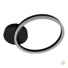 Fabas Luce LED-Wandleuchte Giotto einflammig schwarz Lampe Leuchte Licht