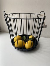 Metall Deko Obst Korb