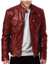 Herren Lederjacke Motorrad