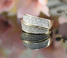 Bicolor Brillant Ring in 585er