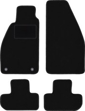 Schwarze Velours-Fußmatten