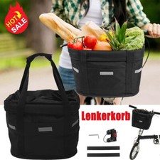 Clipon f. Bike Fahrrad Vorne Abnehmbar Fahrradkorb Lenkerkorb Einkaufstasche