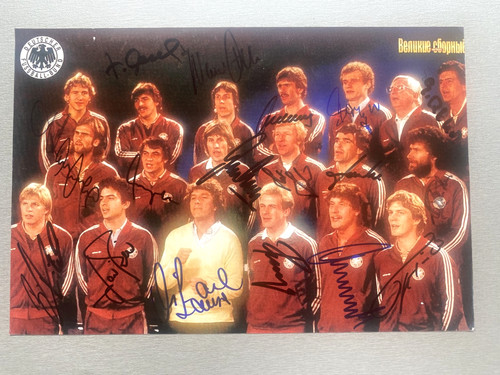 Dfb elf vize 1982 - vize-wm, (18x
