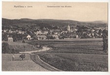 AK Marklissa am Queis Gesamtansicht von Westen Leśna Schlesien 1925 B31