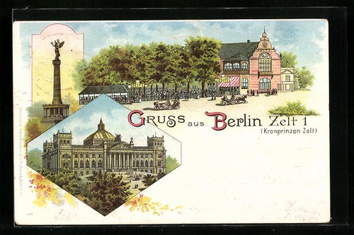 Lithographie berlin gasthaus - lithographie,