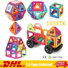 3D Blocks Magnetic Building Kinder Spielzeug Magnetische Bausteine Blöcke 84stk