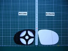 Außenspiegel Spiegelglas Ersatzglas Opel Corsa B C M3 Sport Tuning Links asp Kpl