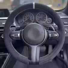 BMW Wildleder Alcantara Lenkradbezug F30 F32 F80 M3 M4 MSport Silber Streifen