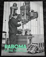 RABOMA Maschinenfabrik Berlin , Bohrmaschinen , alter Prospekt
