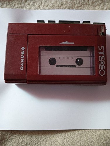 Stereo cassette player sanyo - cassette,