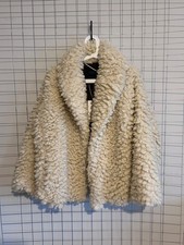 ZARA Jacke aus Lammfellimitat