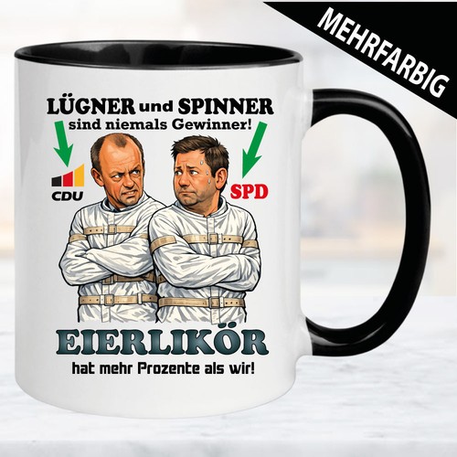 Tasse politik cdu spd - tasse,