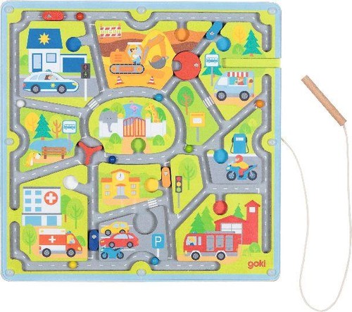 Magnetlabyrinth kleine stadt - magnetlabyrinth,