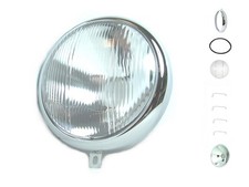 Scheinwerfereinsatz mit Lasche  mit  Standlichtbohrung AWO Sport