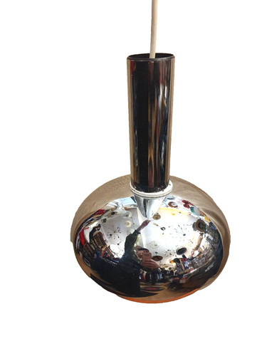 Space age chrom pendelleuchte - space,