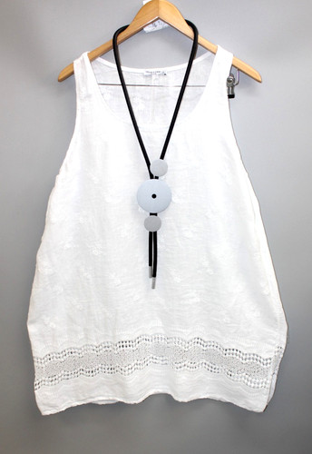 Moonshine leinen tunika bluse - tunika,