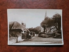 Old Cottages And Church Shorwell Isle Of Wight