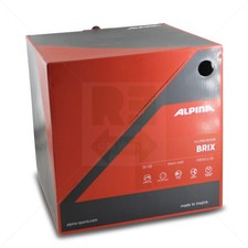 Skihelm ALPINA Brix Unisex Erwachsene Snowboard 55-59 White Matt Weiß