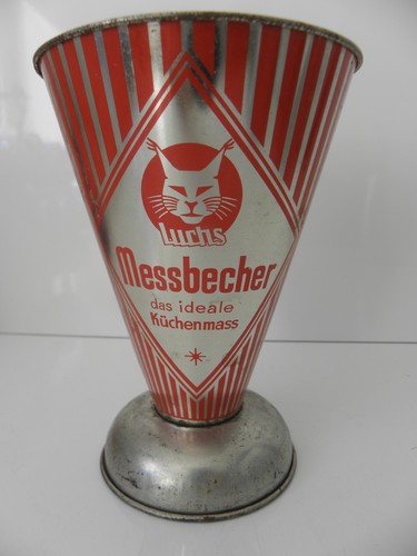 Vintage messbecher luchs - messbecher,