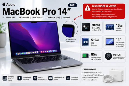 Apple macbook pro 14 - macbook, 14"