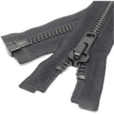 Reißverschluss Metall teilbar