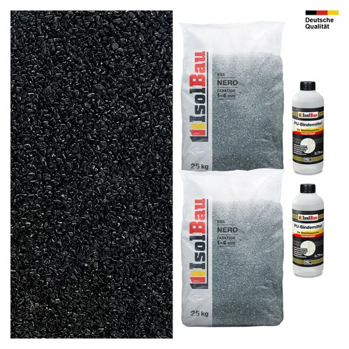 Steinteppich set nero 4mm - nero, 1-4mm