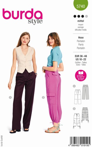 Schnittmuster hose mit - schnittmuster,