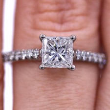 Braut 2,50 Karat Prinzess