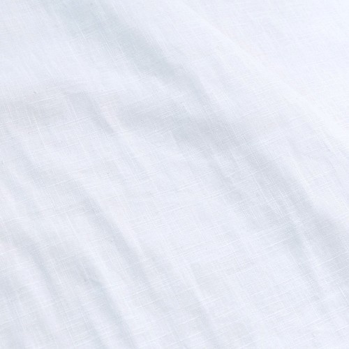 Weiß leinen stoff kleid - weiß, hose