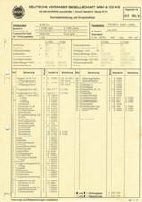 Datenblatt Einstelldaten Solex 34 PICT-4 / 34PICT4 Vergaser - VW Käfer 1303 S