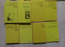 8 Bände Reclam Gespräche der