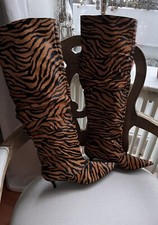 zara Stiefel aus Fell  Zebra