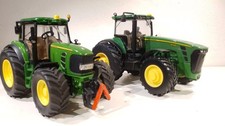 Siku Farmer 1:32 3262 John Deere 7530 + Ertl John Deere 8330 für Bastler Traktor