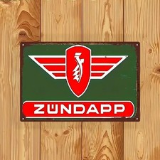 Blechschild Zündapp Motor