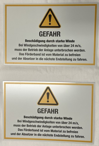Warnschild gefahr - warnschild,