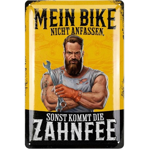 Retro blechschild zahnfee - retro,
