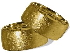 Eheringe Trauringe 333 er Gold Gelb Gold 6mm breit 1,4mm stark Eis matt