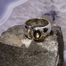 Schwarzer Stern Saphir Ring