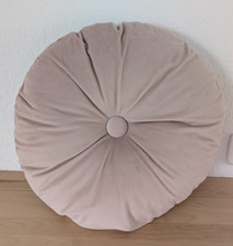 NEU! Sofa Schlaf Kissen hellrosa 40cm rund hochwertig weich Deko❤️Schöner Wohnen