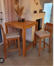 Bartisch Eiche mit Passenden Stühlen Barhocker Barstuhl