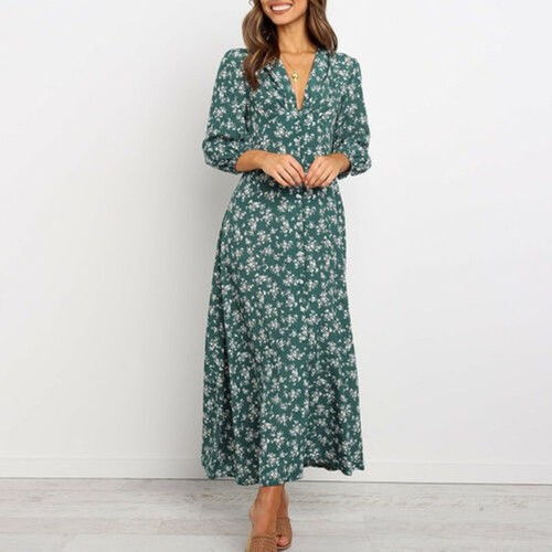 Damen ausschnitt floral - v-ausschnitt,