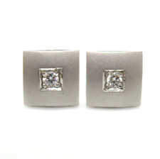 LUXUS Brillant Ohrringe 585 Weißgold 14K 0,15 ct. Diamant Ohrstecker Luxury