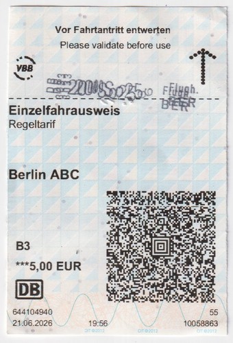 Berlin abc einzel - abc, --
