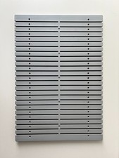 Fischertechnik 1000-0, Grundplatte, Großbauplatte, grau