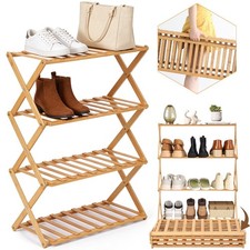 Faltbar Holz Schuhregal